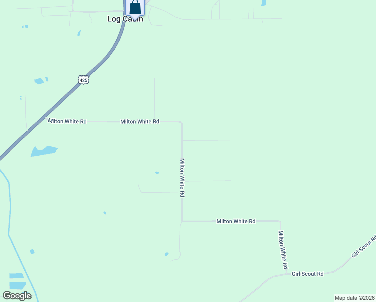 map of restaurants, bars, coffee shops, grocery stores, and more near 6691-6797 Milton White Road in Bastrop