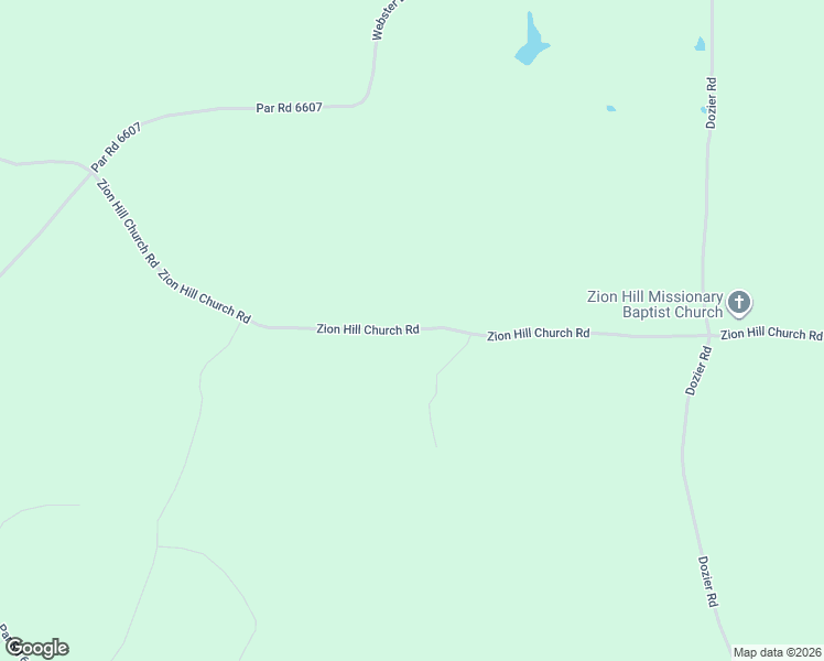 map of restaurants, bars, coffee shops, grocery stores, and more near 1002 Zion Hill Church Road in Farmerville