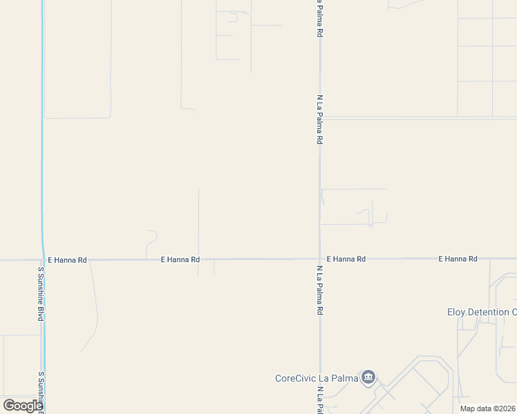 map of restaurants, bars, coffee shops, grocery stores, and more near 6280 North La Palma Road in Eloy