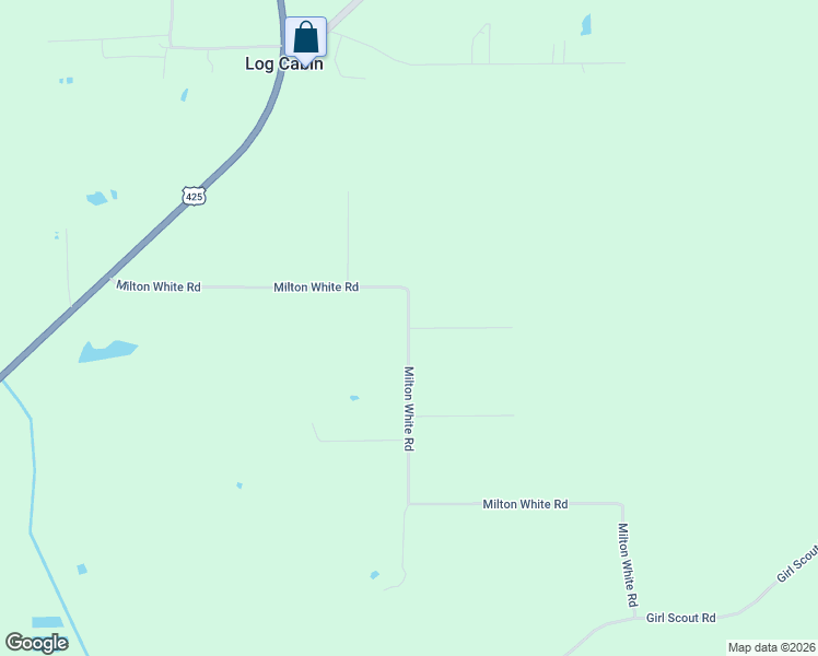 map of restaurants, bars, coffee shops, grocery stores, and more near 6691 Milton White Road in Bastrop
