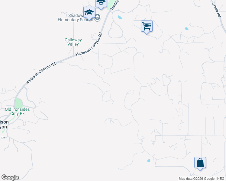 map of restaurants, bars, coffee shops, grocery stores, and more near 208 Alicia Way in Alpine
