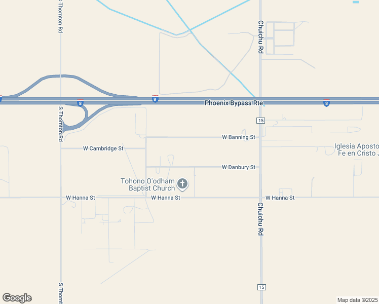 map of restaurants, bars, coffee shops, grocery stores, and more near 18220 West Danbury Street in Casa Grande