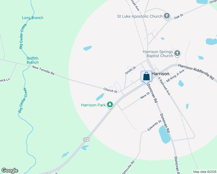 map of restaurants, bars, coffee shops, grocery stores, and more near 554 Church Street in Harrison