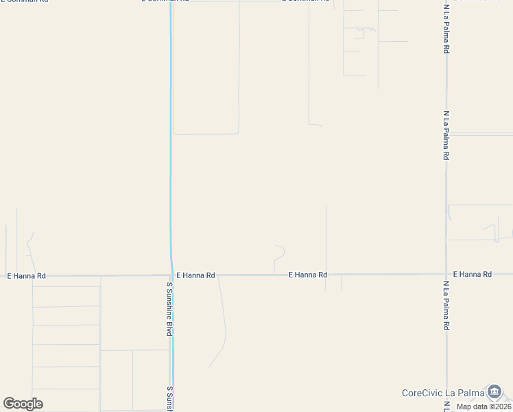 map of restaurants, bars, coffee shops, grocery stores, and more near 1000 East Hanna Road in Eloy