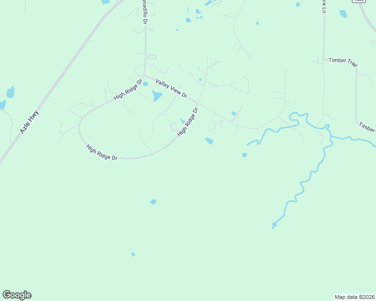 map of restaurants, bars, coffee shops, grocery stores, and more near 170 High Ridge Drive in Azle