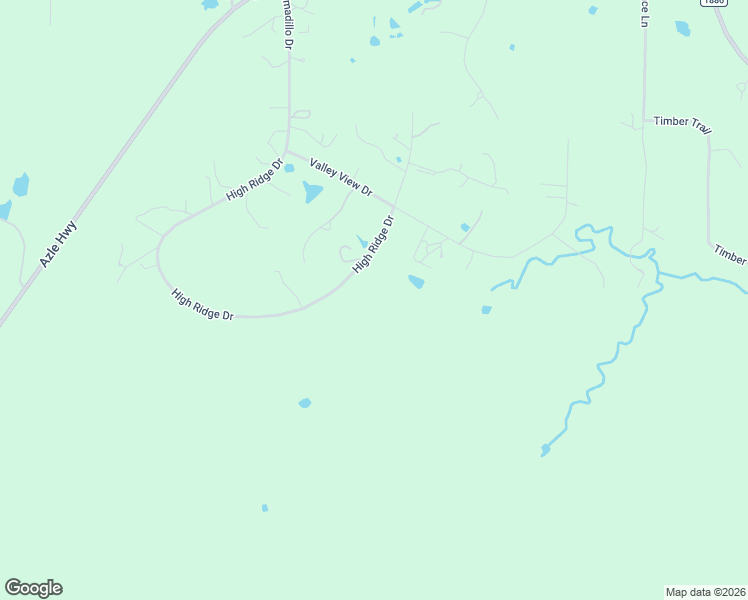 map of restaurants, bars, coffee shops, grocery stores, and more near 170 High Ridge Drive in Azle