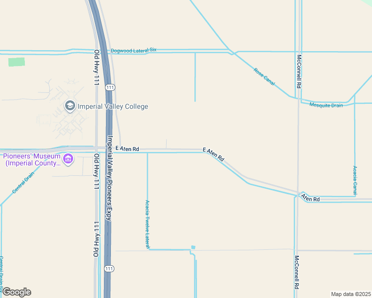 map of restaurants, bars, coffee shops, grocery stores, and more near 380 East Aten Road in Imperial