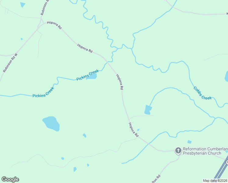map of restaurants, bars, coffee shops, grocery stores, and more near 1581 Hopoca Road in Carthage