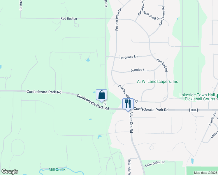 map of restaurants, bars, coffee shops, grocery stores, and more near 5804 Sparrow Ct in Fort Worth