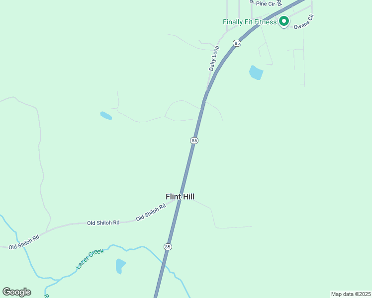 map of restaurants, bars, coffee shops, grocery stores, and more near 1680 Flint Hill Highway in Shiloh