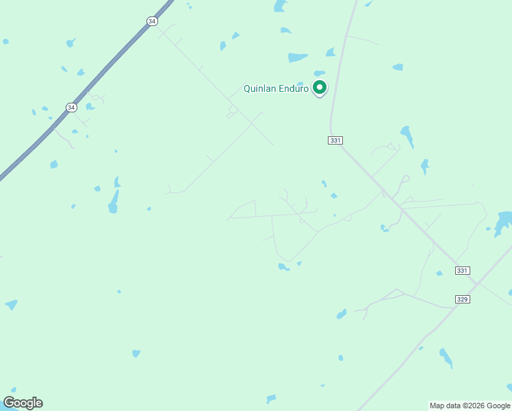 map of restaurants, bars, coffee shops, grocery stores, and more near 17844 Last Frontier in Quinlan