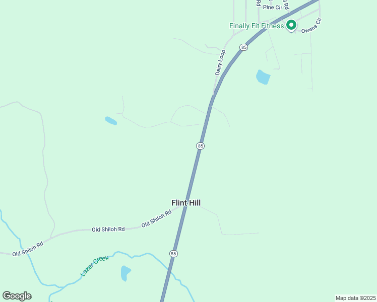 map of restaurants, bars, coffee shops, grocery stores, and more near 1680 Flint Hill Highway in Shiloh