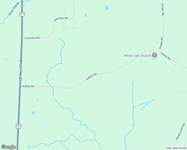 map of restaurants, bars, coffee shops, grocery stores, and more near 1333 Dahlia Road in Gilmer