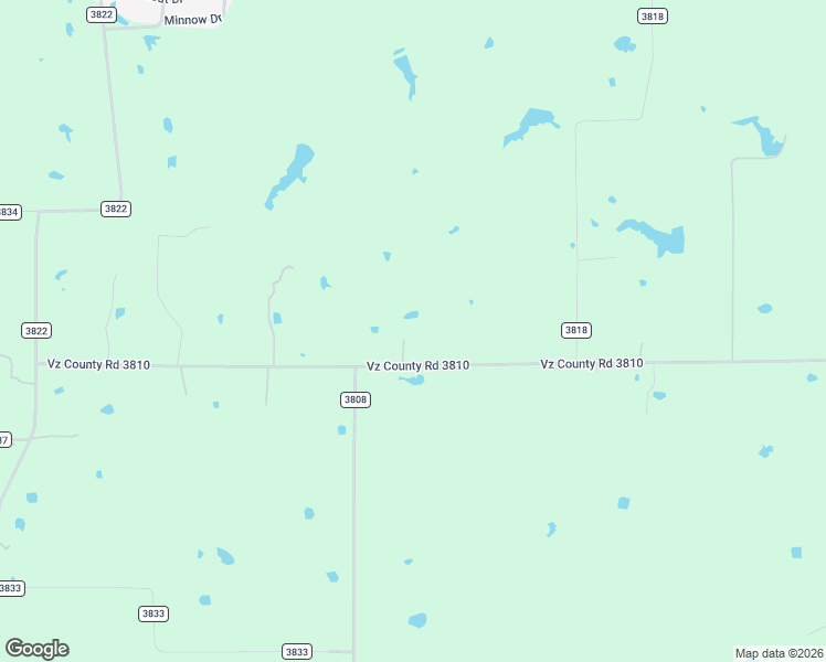 map of restaurants, bars, coffee shops, grocery stores, and more near 1970 County Road 3810 in Wills Point