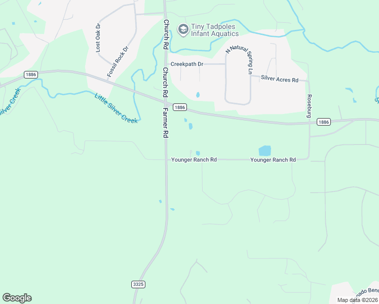 map of restaurants, bars, coffee shops, grocery stores, and more near 215 Younger Ranch Road in Azle