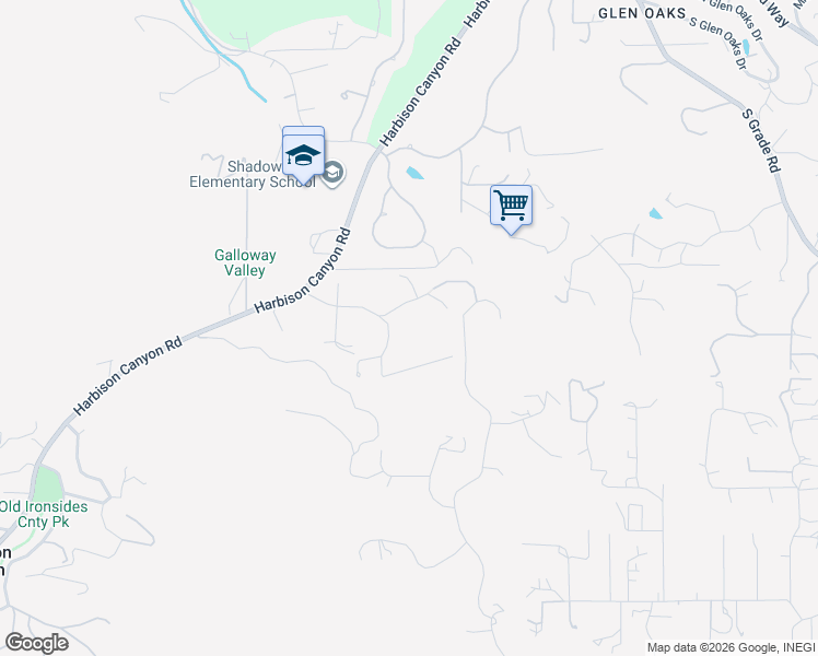 map of restaurants, bars, coffee shops, grocery stores, and more near 350 Galloway Valley Court in Alpine