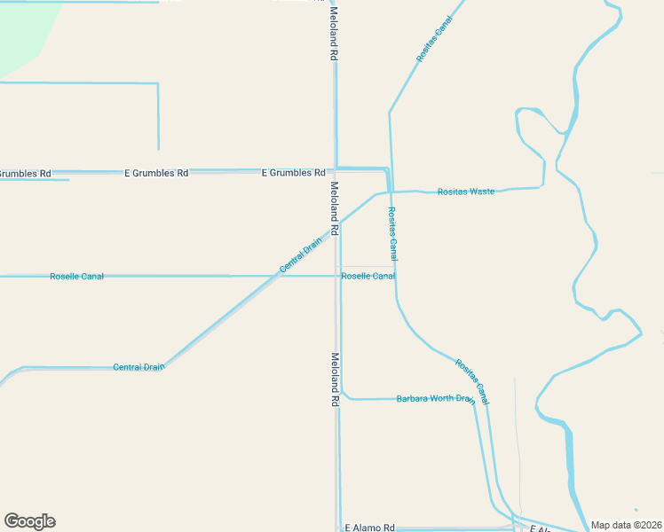 map of restaurants, bars, coffee shops, grocery stores, and more near 2465 Meloland Road in El Centro