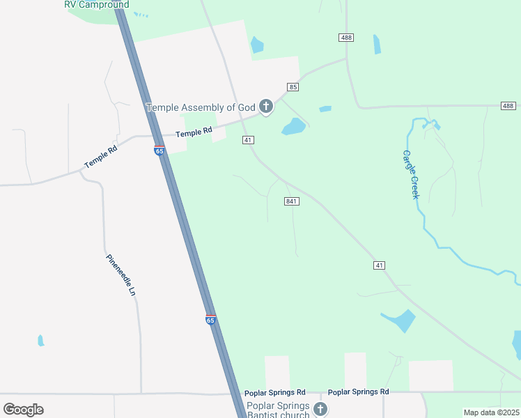 map of restaurants, bars, coffee shops, grocery stores, and more near 272 County Road 440 in Clanton