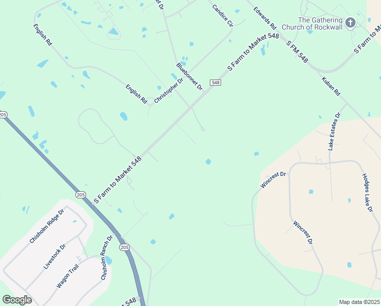 map of restaurants, bars, coffee shops, grocery stores, and more near 14341 Farm to Market 548 in Rockwall