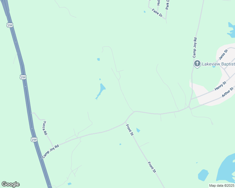 map of restaurants, bars, coffee shops, grocery stores, and more near 13651 Camp Joy Road in Ore City