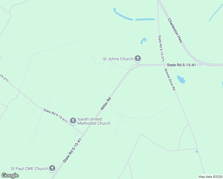 map of restaurants, bars, coffee shops, grocery stores, and more near 8735 Ritter Road in Walterboro