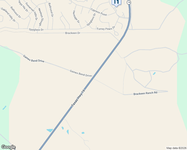 map of restaurants, bars, coffee shops, grocery stores, and more near 100 Gaines Bend Drive in Graford