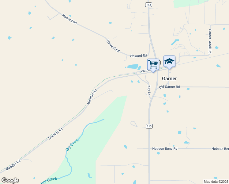 map of restaurants, bars, coffee shops, grocery stores, and more near 255 Maddux Road in Weatherford