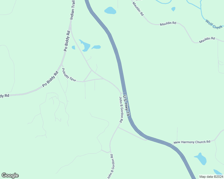 map of restaurants, bars, coffee shops, grocery stores, and more near 6496 Indian Trail in Thomaston