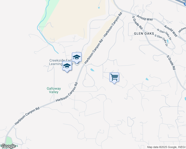 map of restaurants, bars, coffee shops, grocery stores, and more near 8983 Chestnut Roan Way in Alpine
