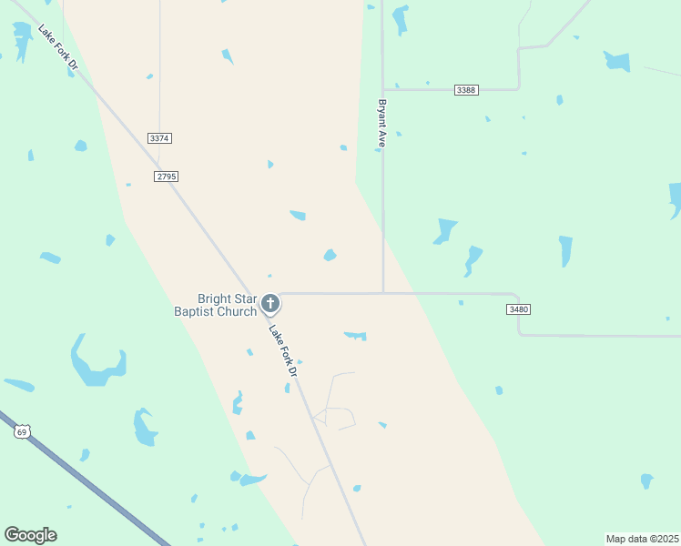 map of restaurants, bars, coffee shops, grocery stores, and more near 3480 Rains County 3480 in Alba