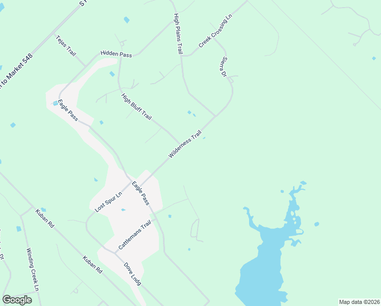 map of restaurants, bars, coffee shops, grocery stores, and more near 405 Wilderness Trail in Royse City
