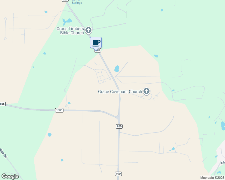 map of restaurants, bars, coffee shops, grocery stores, and more near 5901 Farm to Market 920 in Weatherford