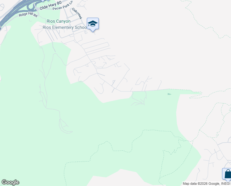 map of restaurants, bars, coffee shops, grocery stores, and more near 14553 Rios Canyon Road in El Cajon