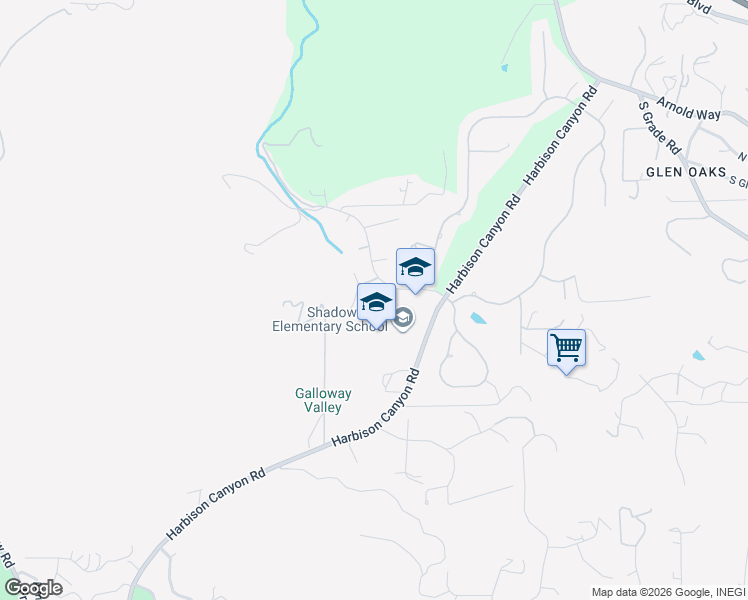 map of restaurants, bars, coffee shops, grocery stores, and more near 263 Bridle Run Court in Alpine