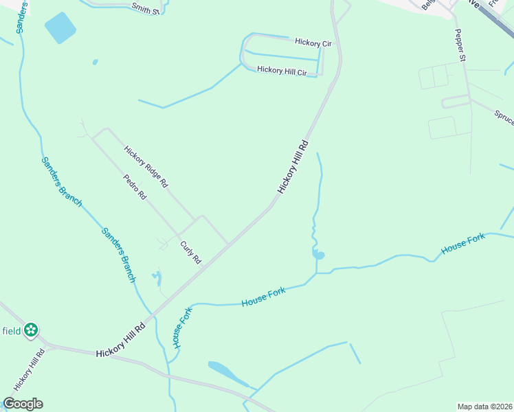 map of restaurants, bars, coffee shops, grocery stores, and more near 1125 Hickory Hill Road in Varnville