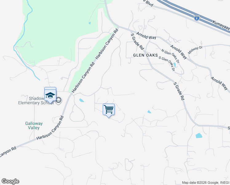 map of restaurants, bars, coffee shops, grocery stores, and more near 436 Summerhill Court in Alpine