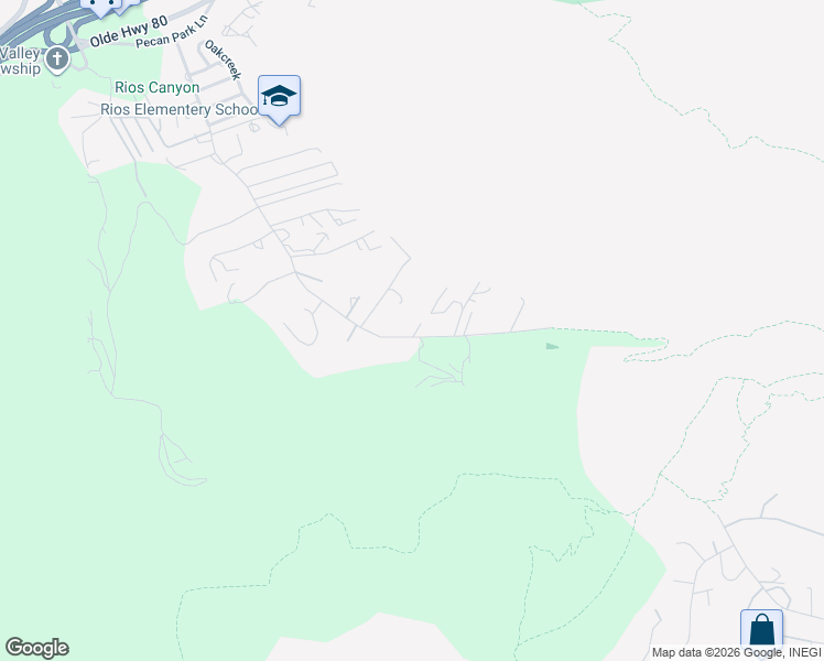 map of restaurants, bars, coffee shops, grocery stores, and more near 14576 Rios Canyon Road in El Cajon