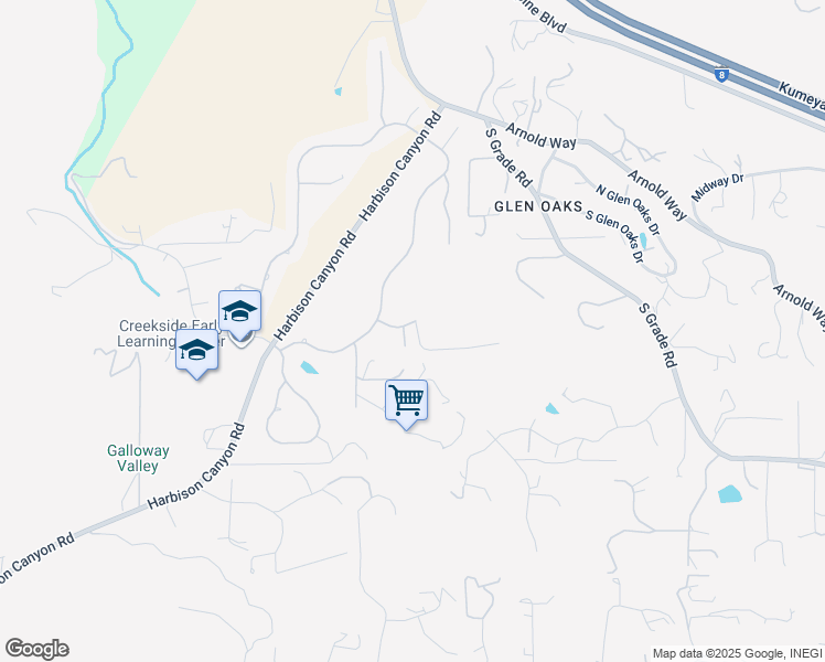 map of restaurants, bars, coffee shops, grocery stores, and more near 477 Summerhill View in Alpine