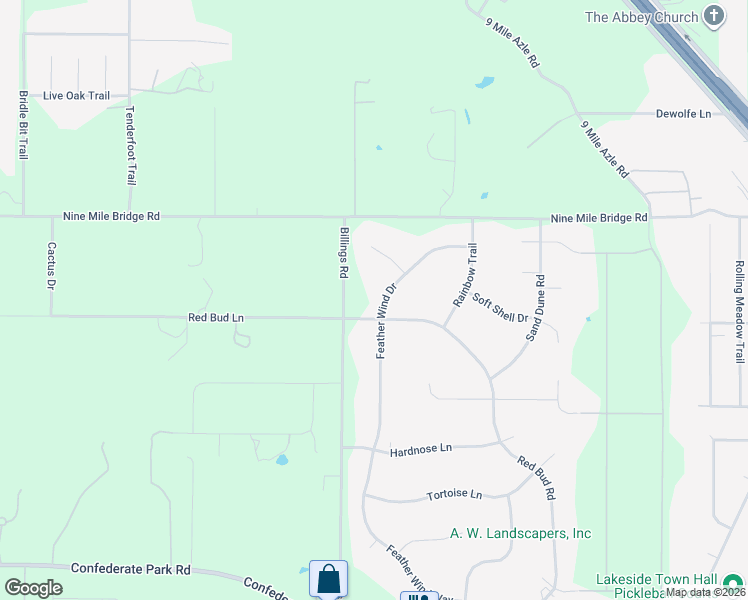 map of restaurants, bars, coffee shops, grocery stores, and more near 6305 Feather Wind Drive in Fort Worth