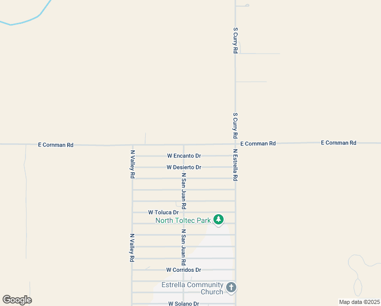 map of restaurants, bars, coffee shops, grocery stores, and more near 3220 West Encanto Drive in Eloy