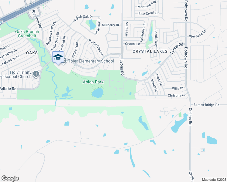 map of restaurants, bars, coffee shops, grocery stores, and more near 3902 Ablon Trail in Garland
