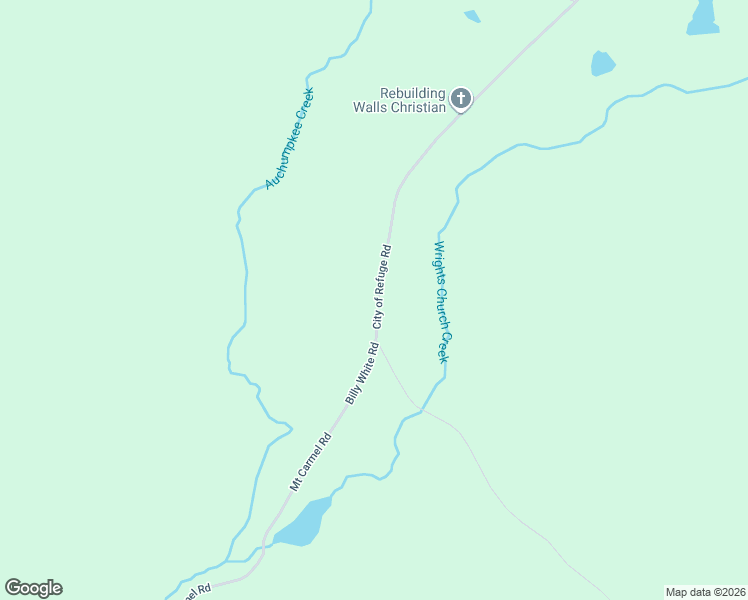 map of restaurants, bars, coffee shops, grocery stores, and more near City of Refuge Road in Culloden