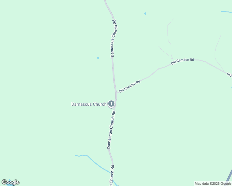 map of restaurants, bars, coffee shops, grocery stores, and more near Damascus Church Road in Kosciusko