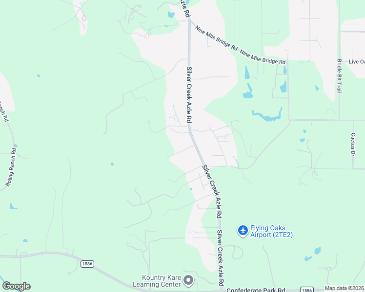 map of restaurants, bars, coffee shops, grocery stores, and more near 6345 Silver Creek Azle Road in Azle