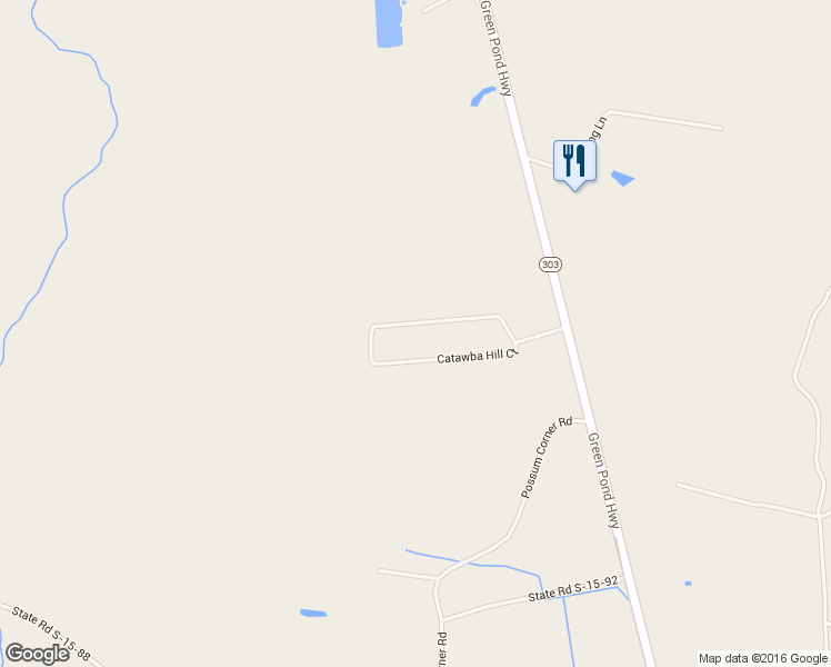 map of restaurants, bars, coffee shops, grocery stores, and more near 377 Catawba Hill Court in Walterboro