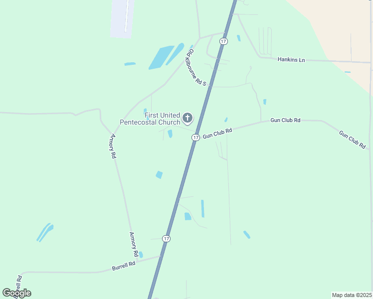 map of restaurants, bars, coffee shops, grocery stores, and more near 9894 Louisiana 17 in Oak Grove