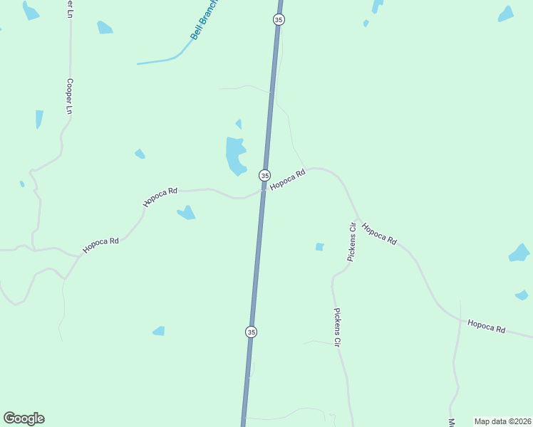 map of restaurants, bars, coffee shops, grocery stores, and more near 3936 Mississippi 35 in Carthage