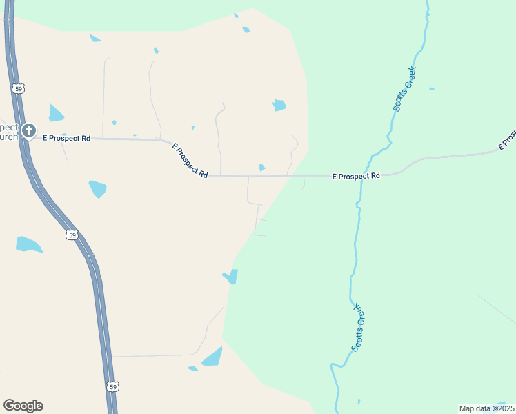 map of restaurants, bars, coffee shops, grocery stores, and more near 210 Easy Drive in Jefferson