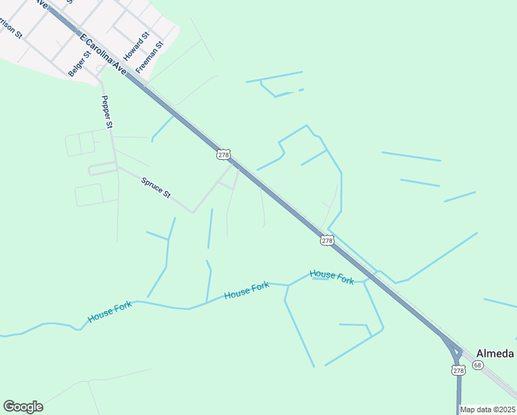 map of restaurants, bars, coffee shops, grocery stores, and more near Lee Marvin Drive in Varnville