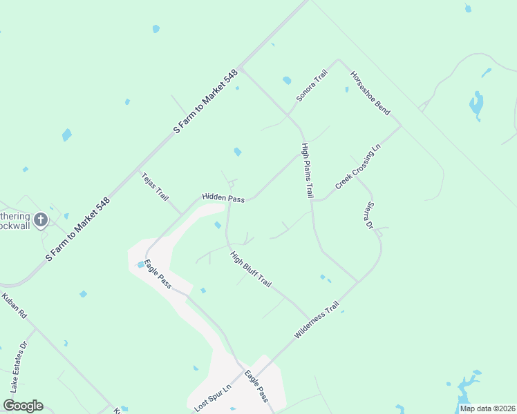 map of restaurants, bars, coffee shops, grocery stores, and more near 369 Hidden Pass in Royse City
